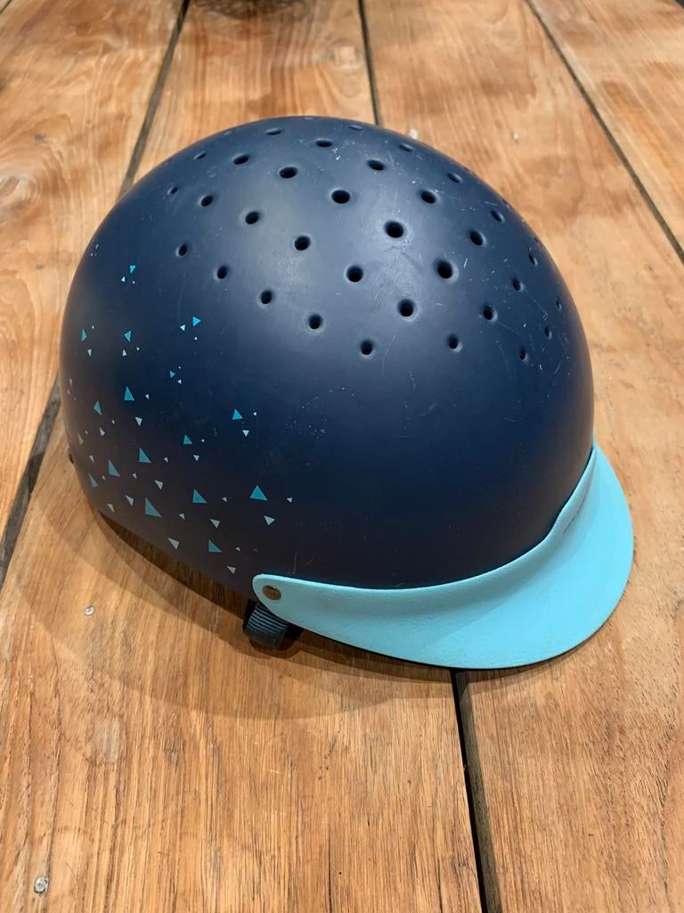Helm Valhelm Paardrijden Rijhelm Fouganza maat M Cap, Dieren en Toebehoren, Paardrijkleding, Ophalen, Zo goed als nieuw, Cap