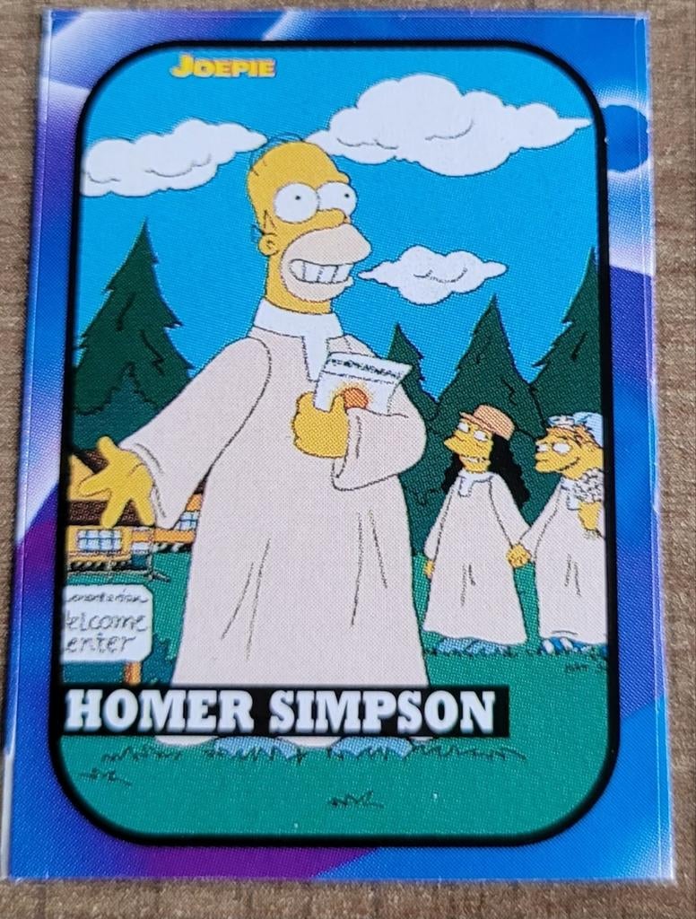 Mini-sticker: The Simpsons - Homer Simpson, Verzamelen, Ophalen of Verzenden, Zo goed als nieuw, Tv, Overige typen