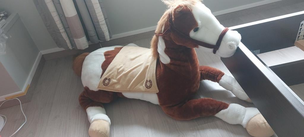 Knuffelpaard groot, Ophalen of Verzenden