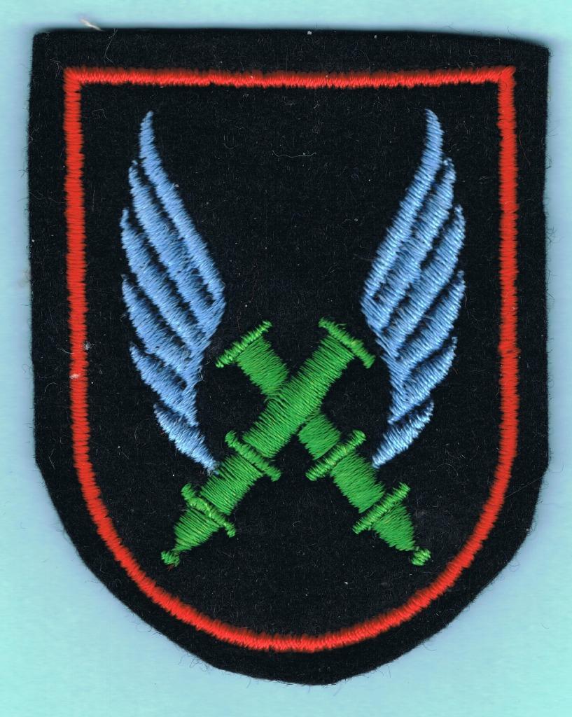 Belgian Air Force Sleeve Insignia ( MS58 ), Ophalen of Verzenden, Luchtmacht, Embleem of Badge