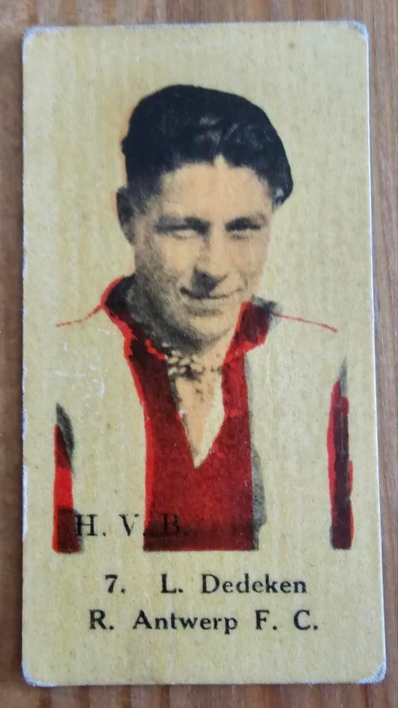 1930s (pre panini) 7. Louis De Deken R. Antwerp FC, Enlèvement ou Envoi, Comme neuf, Image
