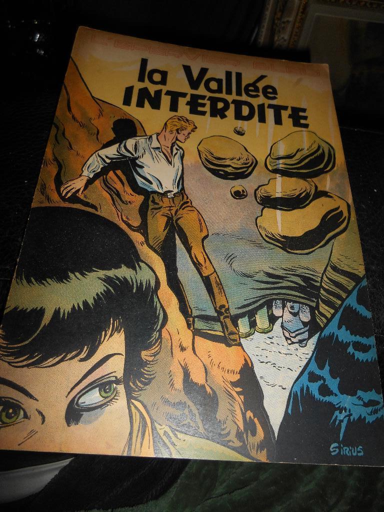 L'épervier bleu  " la vallée interdite" eo 1954, Ophalen of Verzenden