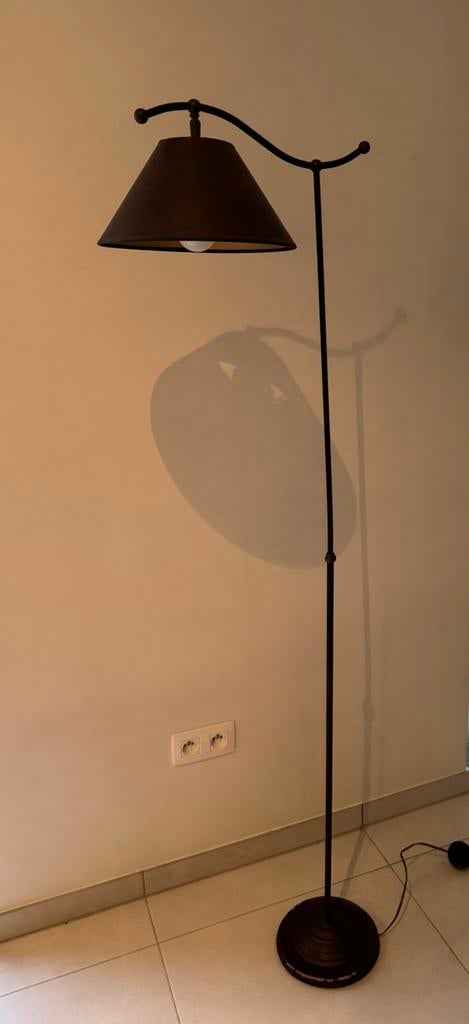 Vloerlamp leeslamp in hoogte verstelbaar, Enlèvement, Utilisé, Métal, 150 à 200 cm