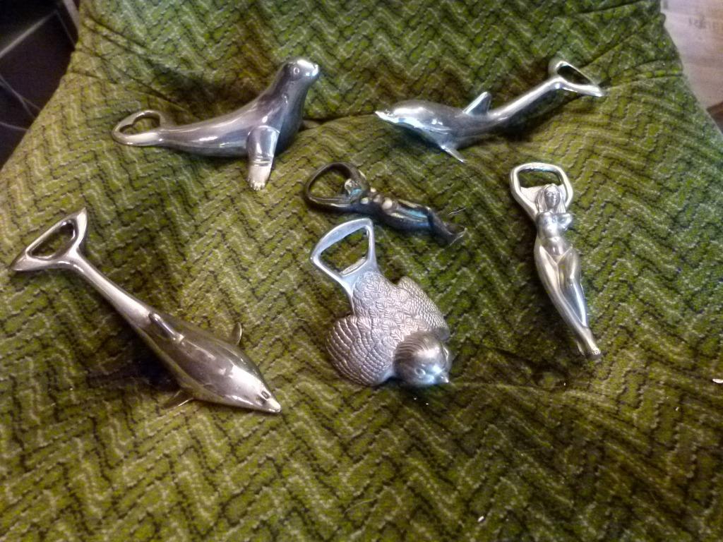 vintage flessenopeners mid century, Enlèvement, Maison et Meubles