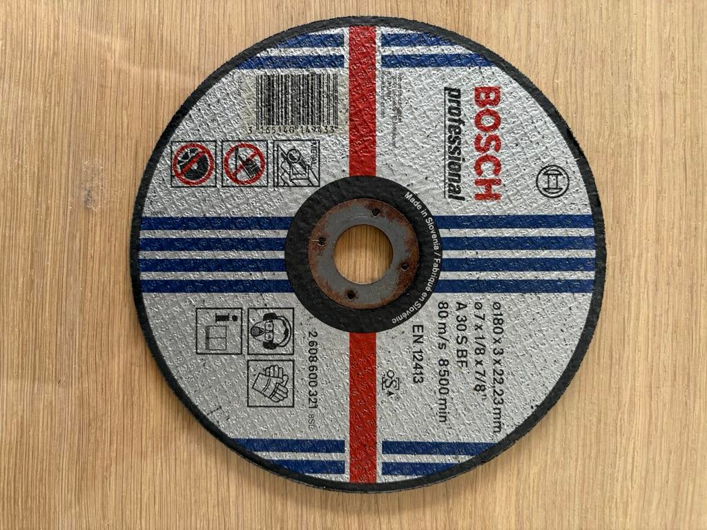 Bosch Professional schijf metaal 180x3x22,23mm *Nieuw*, Ophalen, Nieuw
