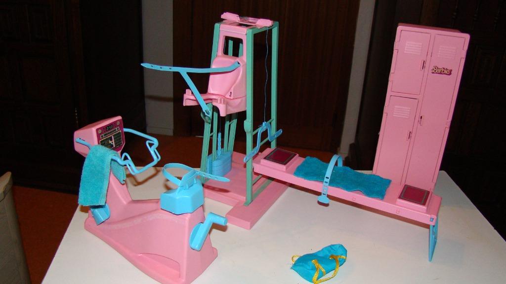 Salle de gym Barbie, Enlèvement, Utilisé, Barbie