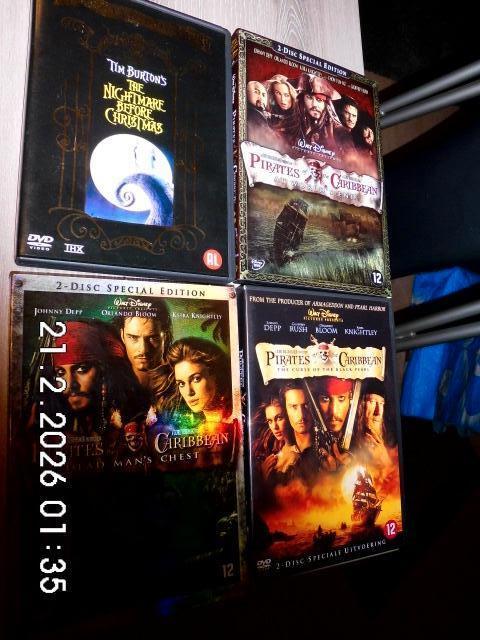 PIRATES  OF THE CARIBBEAN   6 DVD'S, Cd's en Dvd's, Alle leeftijden, Ophalen, Zo goed als nieuw, Boxset