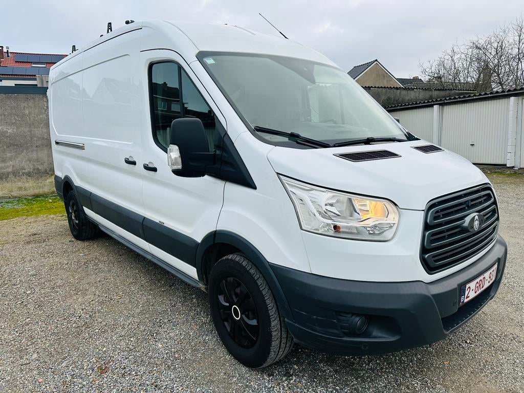 FORD TRANSIT 2.0 TDCI H2L3 80000KM 2017 11.985+BTW, Voorwielaandrijving, 1998 cc, Stof, Euro 6