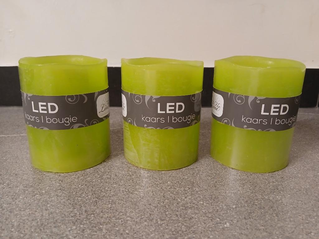 Led kaarsen nieuw 3stuks,nieuw!, Overige materialen, Nieuw, Ophalen of Verzenden, Kaars
