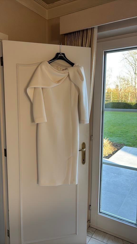 Ecru kleed  Natan- NIEUW(laatste collectie), Kleding | Dames, Ophalen, Zo goed als nieuw, Maat 38/40 (M)