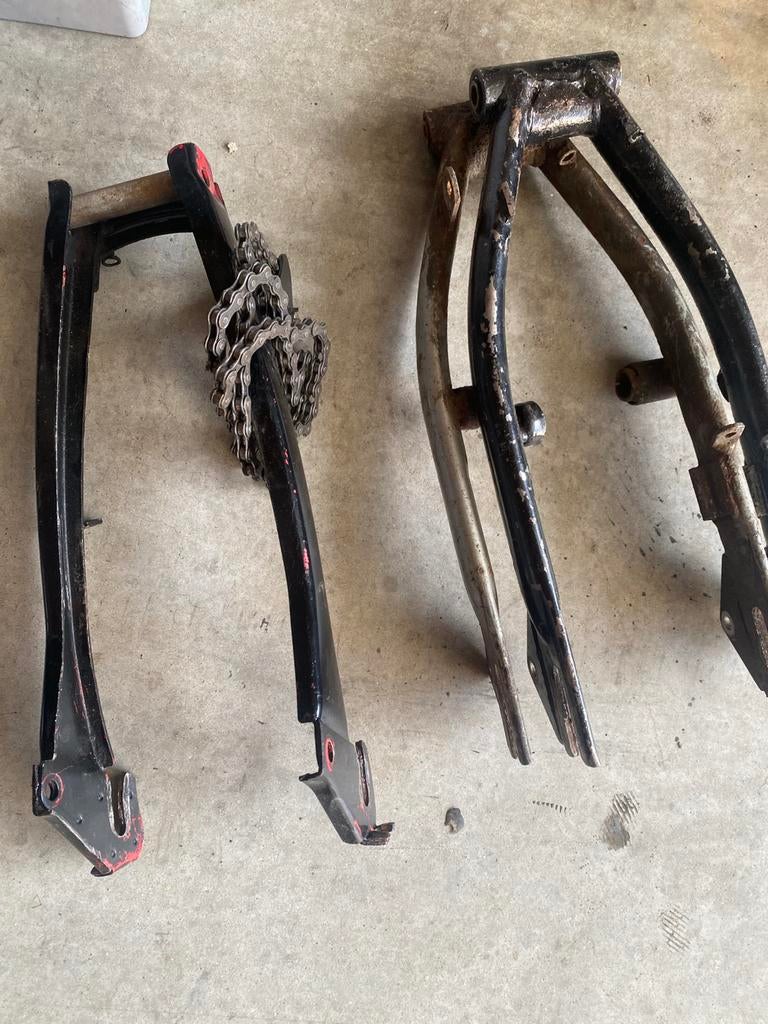 Bras oscillant peugeot 103, Enlèvement