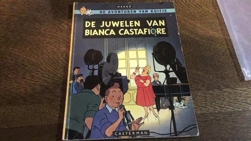 Kuifje de juwelen van bianca castafiore(#), Boeken, Eén stripboek, Ophalen of Verzenden, Gelezen, Herge