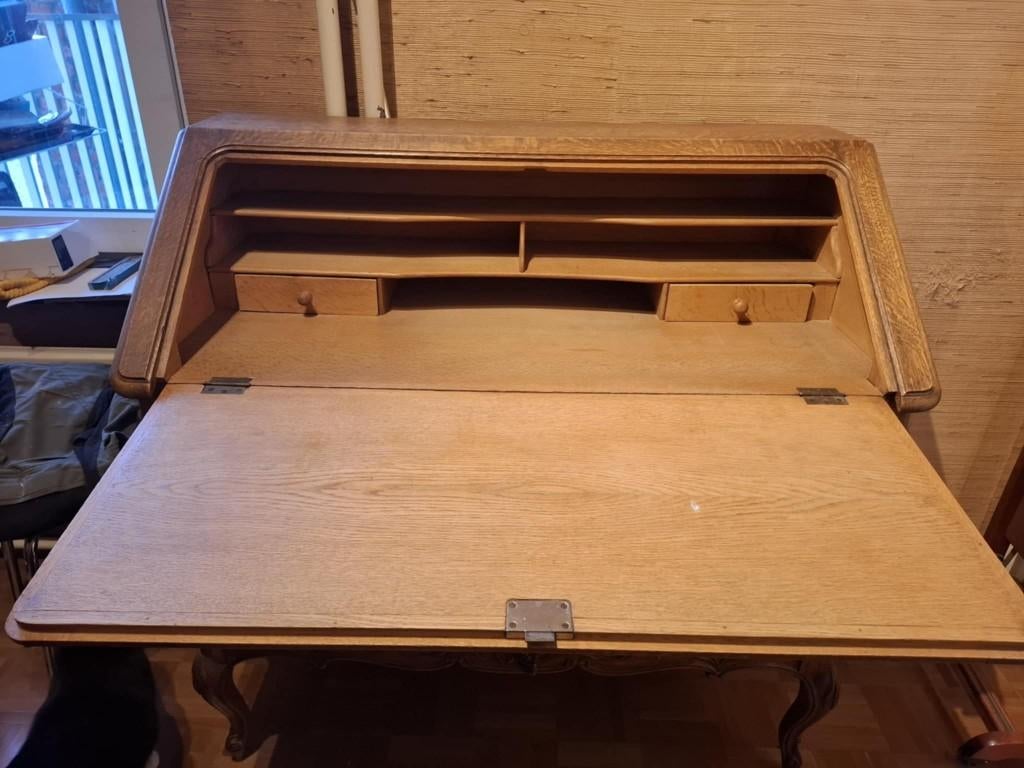 Vintage vanity / makeuptafel- dressoir, Huis en Inrichting, Tafels | Kaptafels, Ophalen, Gebruikt, 100 tot 150 cm, 100 tot 150 cm