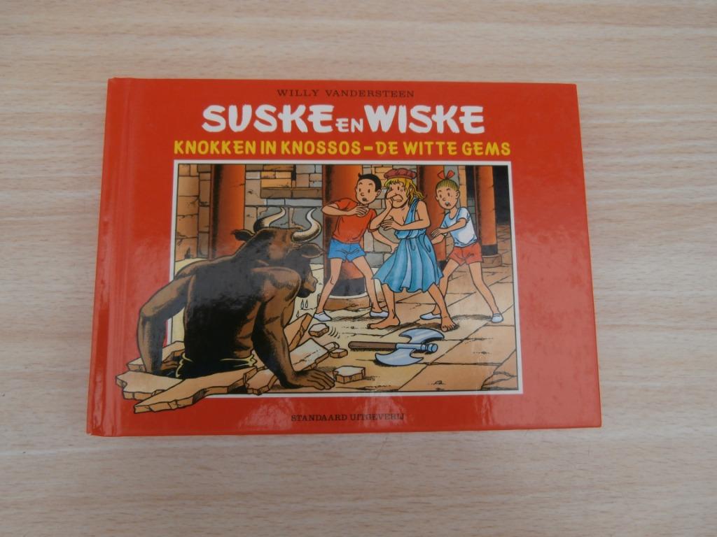 suske & wiske:knokken in knossos/de witte gems, Boeken, Ophalen of Verzenden, Gelezen