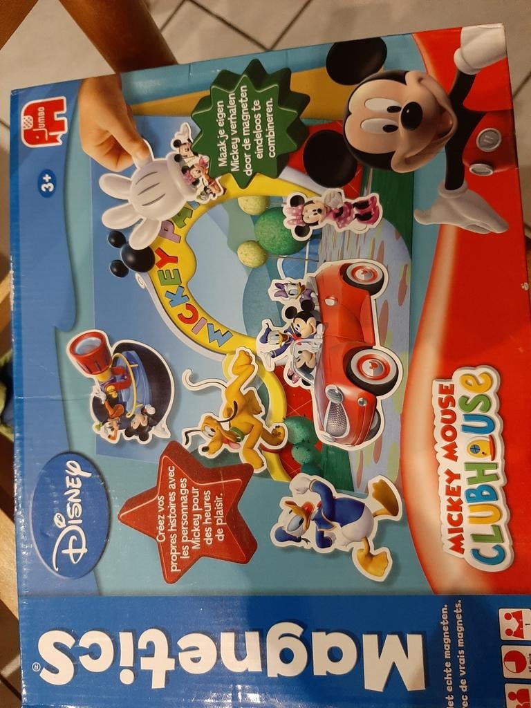 jumbo magnetics mickey mousse, Ophalen of Verzenden, Zo goed als nieuw