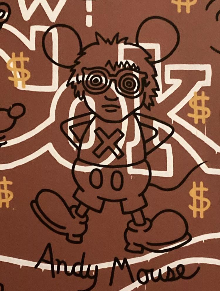 Keith HARING : lithographie 50 par 70 cm, Antiquités & Art, Art | Lithographies & Sérigraphies