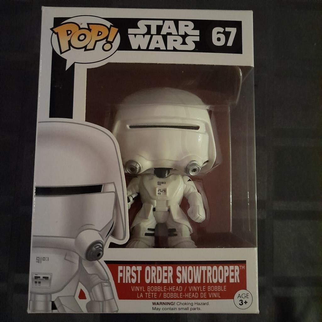 Funko pop Star wars First order snowtrooper. (In de doos), Ophalen of Verzenden, Nieuw