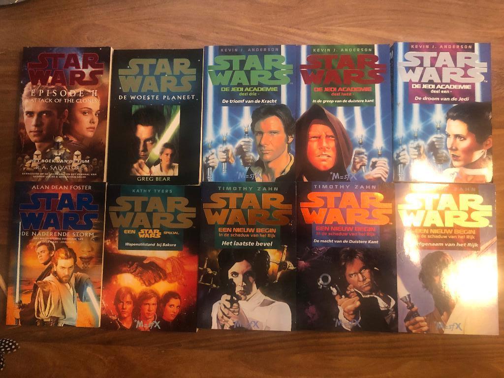 10 Star Wars Boeken, Verzamelen, Ophalen of Verzenden, Gebruikt, Boek of Poster