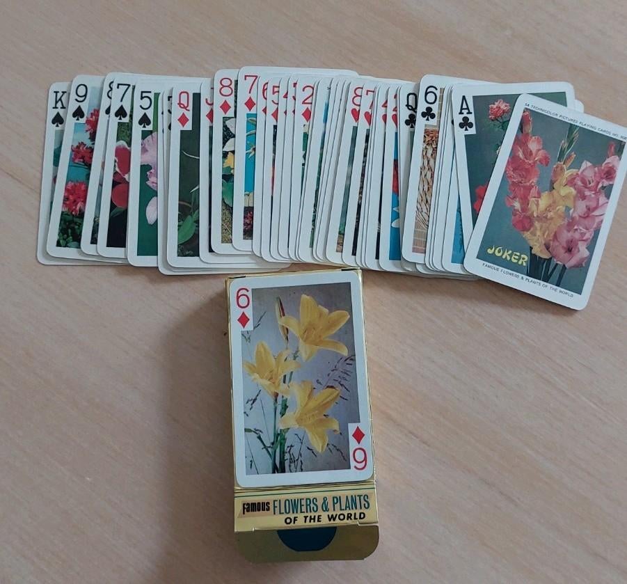 Kaartspel met bloemen en planten no. 808 Fairy playing cards, Ophalen of Verzenden, Nieuw, Speeldeck