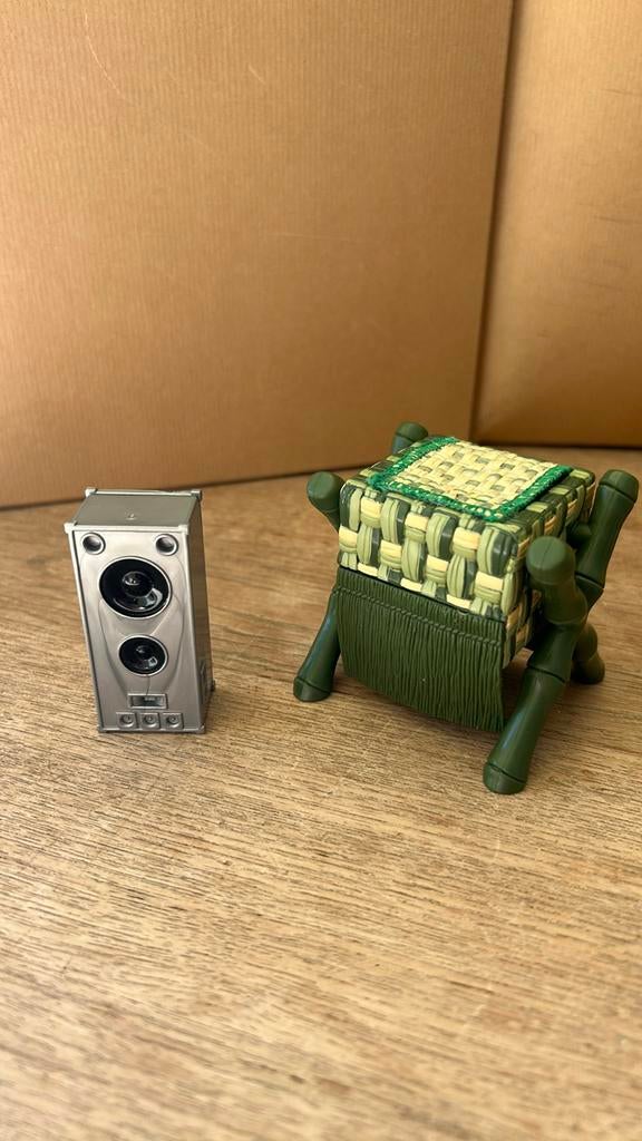 Bratz camping stoel groene bamboe en muziekbox, Enlèvement ou Envoi, Comme neuf
