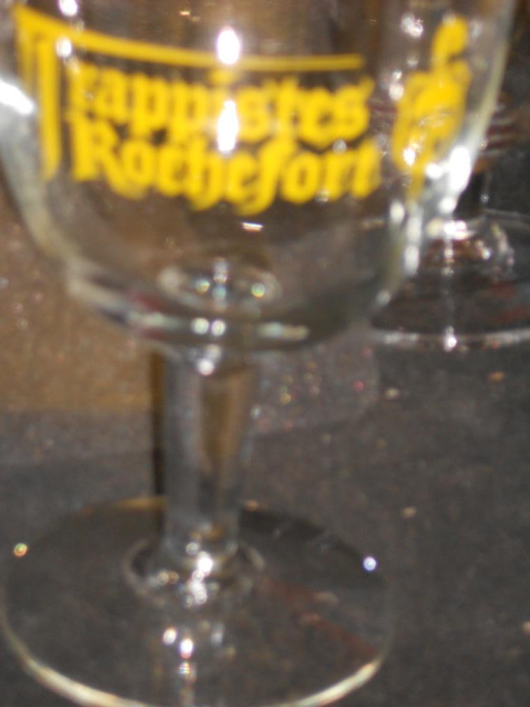 Bierglas.Trappistes Rochefort.D 140, Collections, Enlèvement ou Envoi, Comme neuf, Verre ou Verres, Autres marques