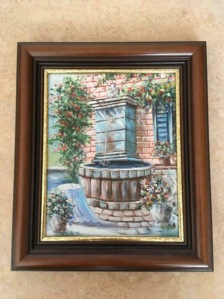Schilderij met certificaat 34 x 28 cm, Enlèvement ou Envoi