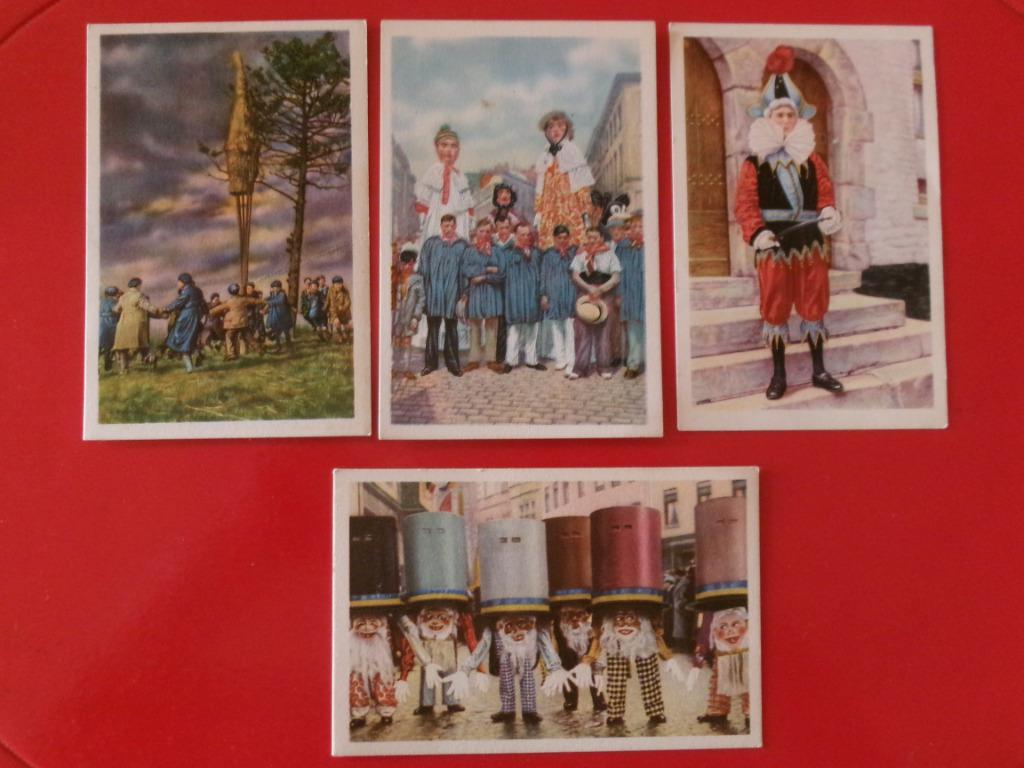 4 PHOTOS COULEURS * FOLKLORE BELGE * COTE D 'OR, Enlèvement ou Envoi, Utilisé