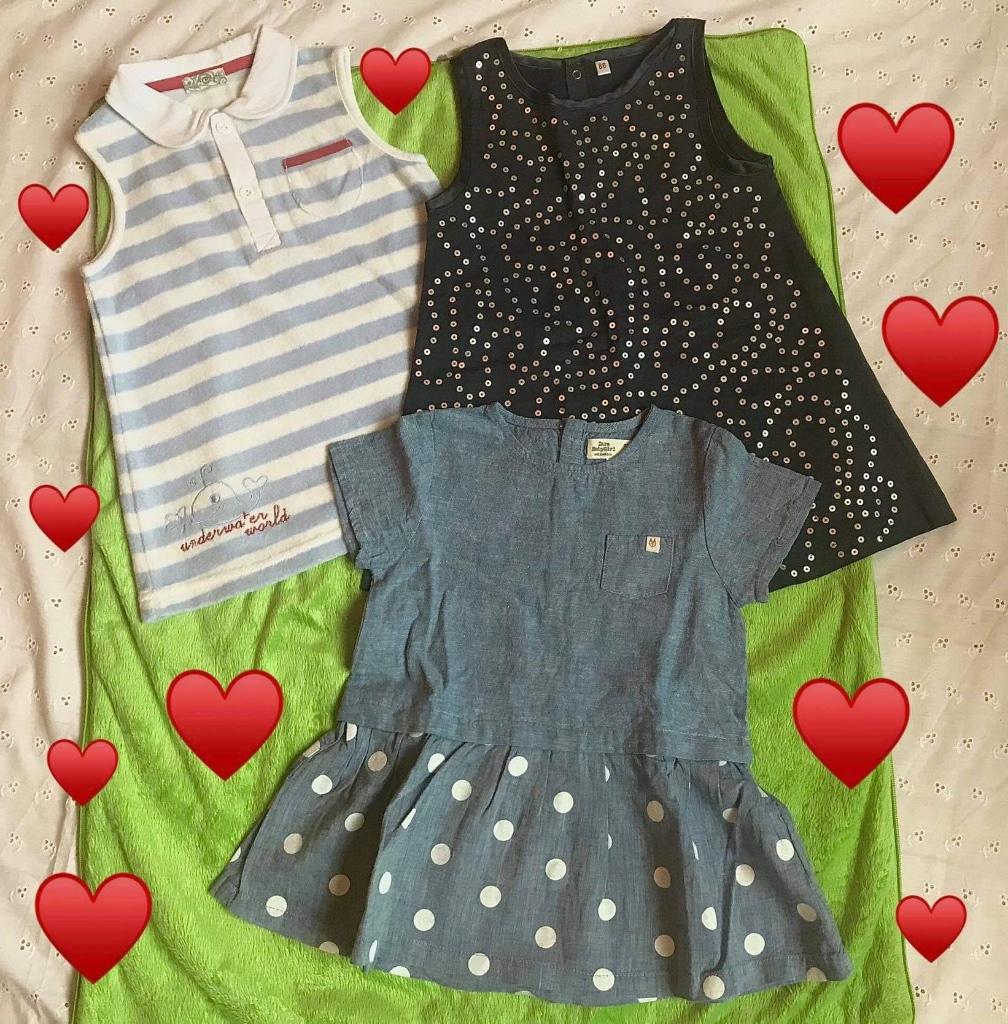 Robe ZARA NEUVE et autres robes T86-18 mois️ ♥️✅8€/15€ lot️️, Kinderen en Baby's, Babykleding | Maat 86, Ophalen, Meisje, Jurkje of Rokje