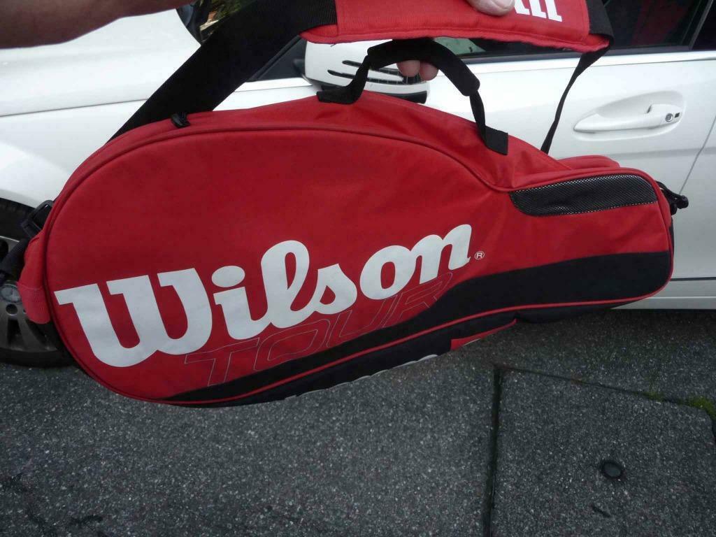 sac raquettes de tennis WILSON  TOUR , impeccable, Ophalen of Verzenden