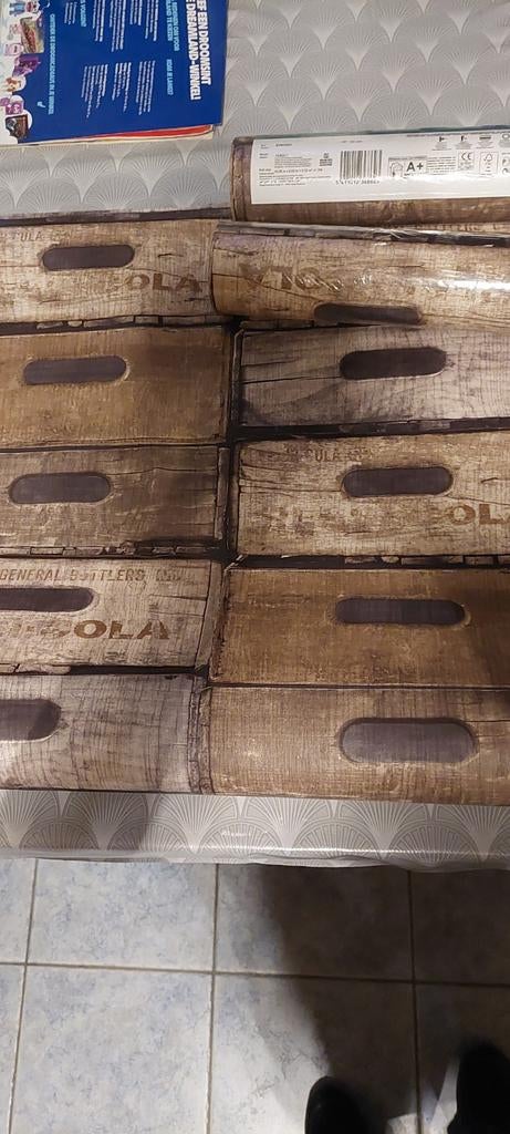 3 rollen behangpapier van coca cola, Ophalen of Verzenden