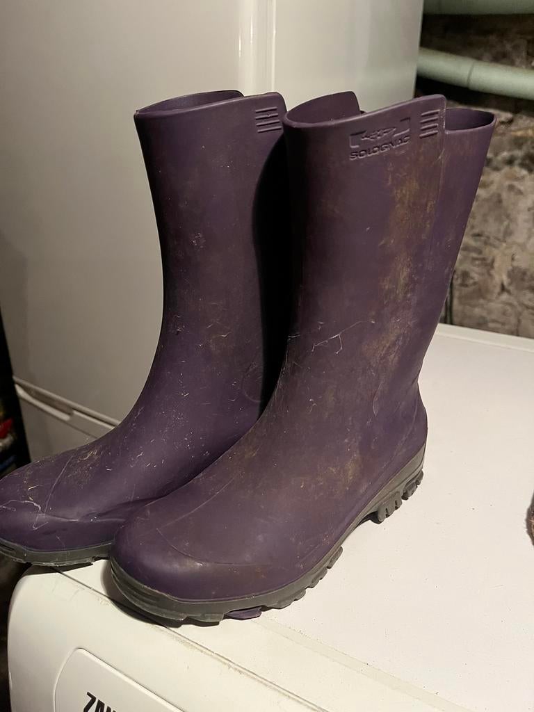 Bottes caoutchouc enfant taille 33-34, Comme neuf, Garçon ou Fille, Bottes