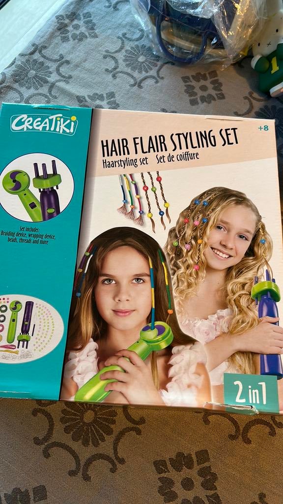 Haarstyling set Creatiki, Ophalen of Verzenden, Gebruikt