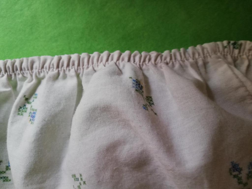 DRAP-HOUSSE Largeur 1,25 L, longueur 2 cm, comme neuf, Drap-housse ou Taie d'oreiller, Enlèvement ou Envoi, Rose, Une personne