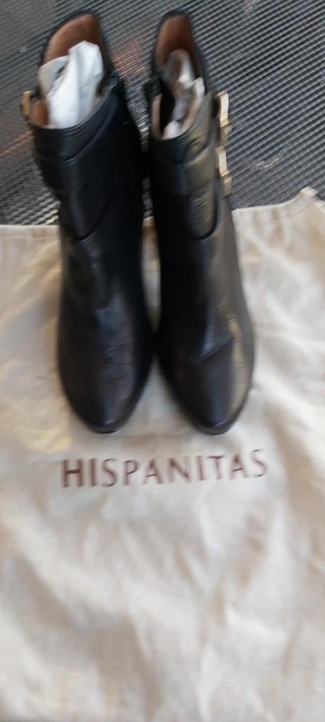 HISPANITAS, LAARSJES VAN LEER EN SUÈDE DAMES 38, Autre, Zwart, Nieuw, Schoenen met hoge hakken