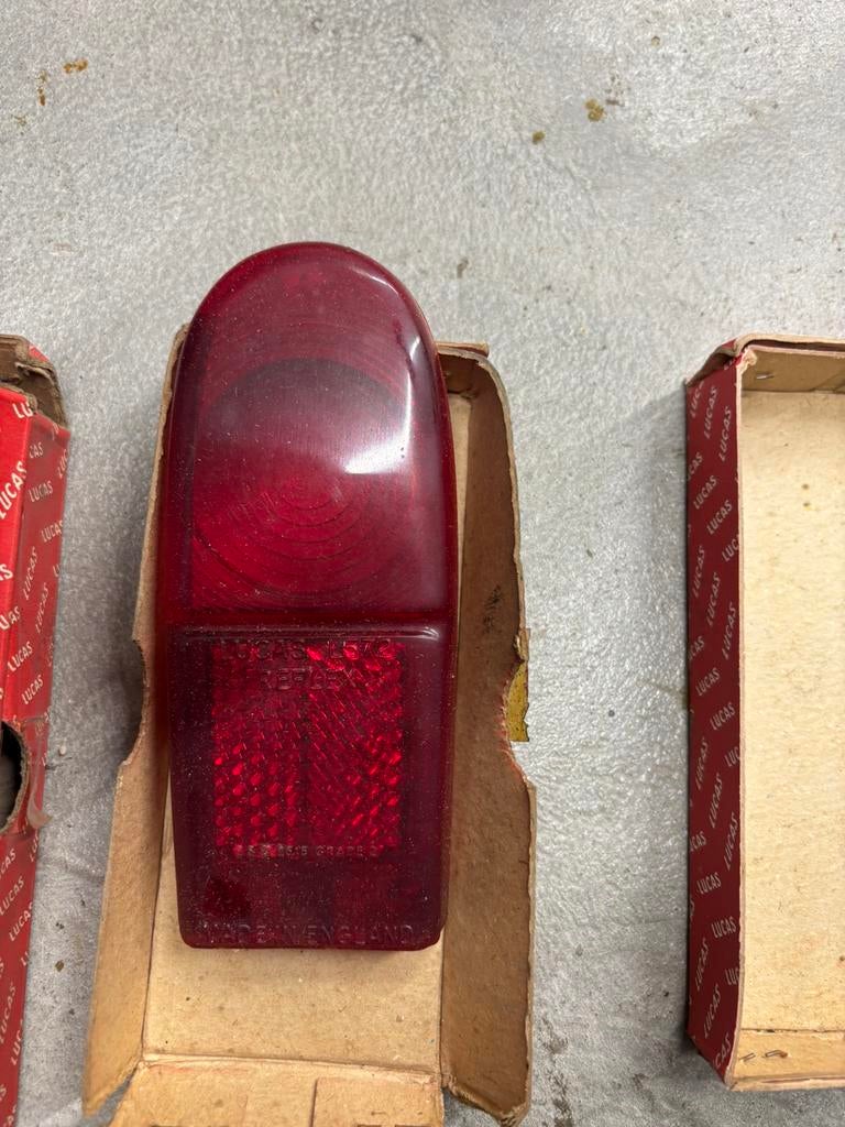 Hillman Minx, Sumbeam Rapier (1957-58) Taillight Lens Lucas, Ophalen, Nieuw
