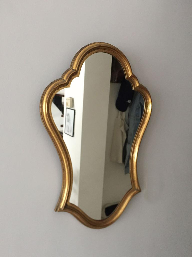 Miroir ancien, Antiquités & Art, Enlèvement, Autres formes, Moins de 50 cm, Moins de 100 cm