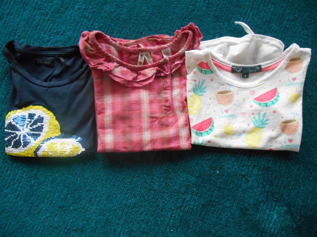 set van 3 T-shirts 6 jaar, Kinderen en Baby's, Ophalen, Zo goed als nieuw, Shirt of Longsleeve, IKKS