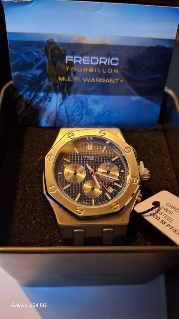 Nieuw luxe horloge, Staal, Staal, Polshorloge, Nieuw