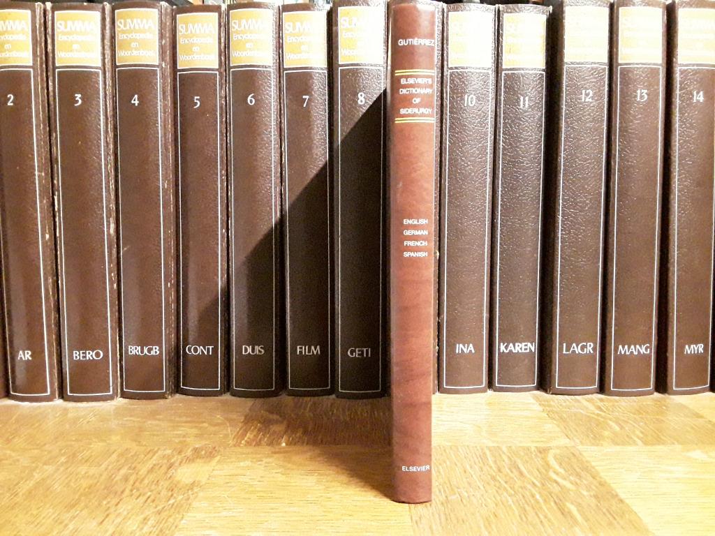 Dictionnaire Elsevier de sidérurgie, anglais, allemand, fran, Neuf, Bêta, Enseignement supérieur professionnel, M.F. Guttiérez