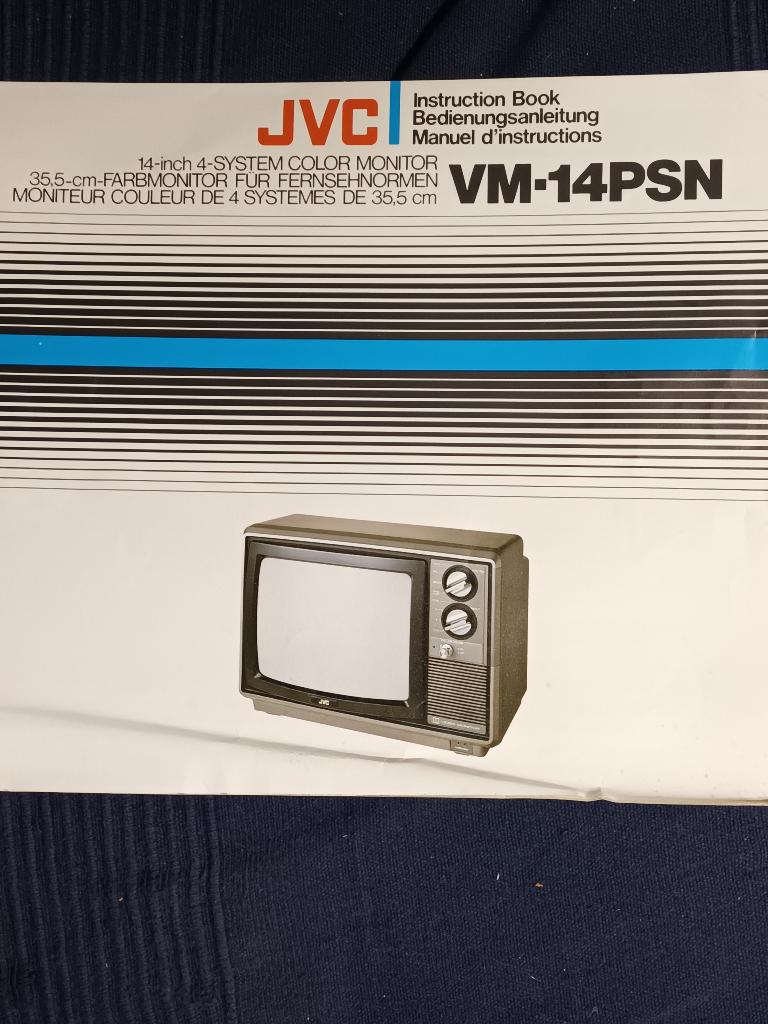 JVC kleurenmonitor, Ophalen, Gebruikt