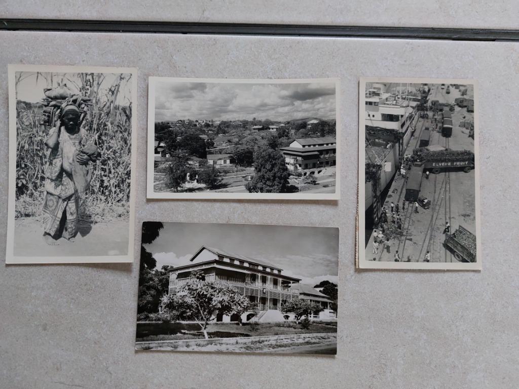 4 postkaarten uit Boma (Congo, Verzamelen, Verzenden