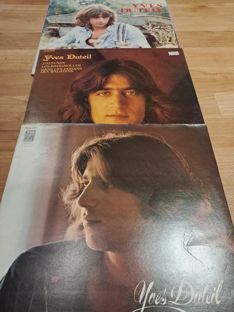 3 lp's Yves Duteil voor €5, Ophalen of Verzenden, Gebruikt, 12 inch