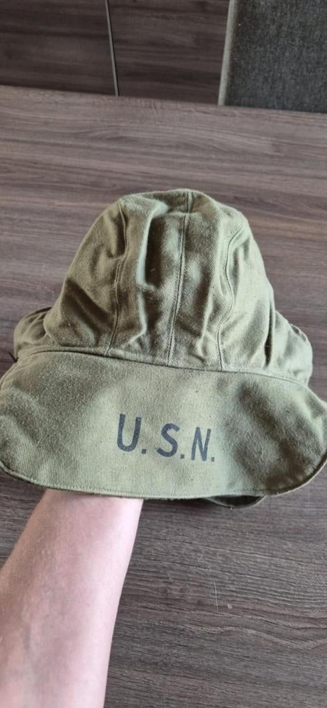 casquette pont hiver, USN 2WW, Enlèvement ou Envoi