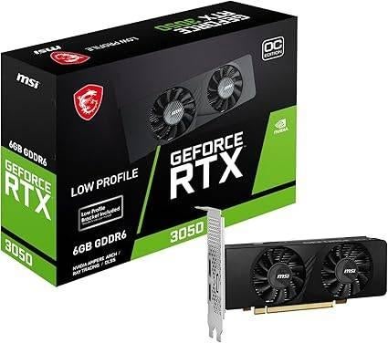 MSI GeForce RTX 3050 LP | 6GB | GRATIS LEVERING, -, Verzenden, -, Nieuw