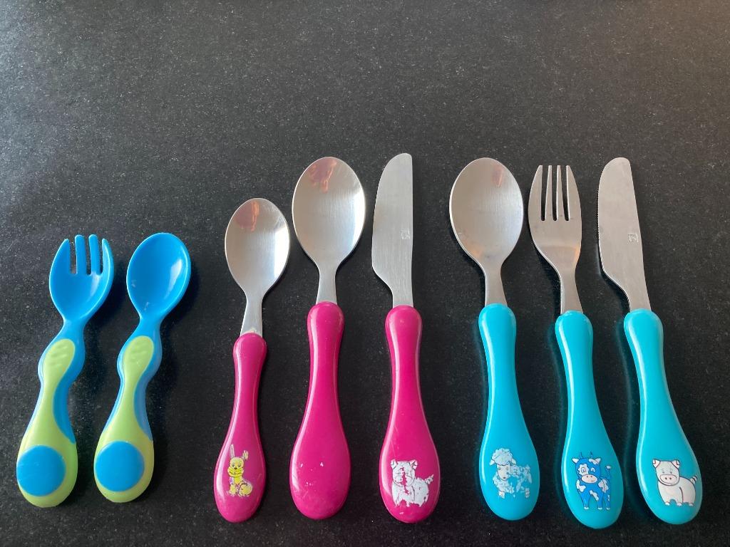 set Babybestek bestek voor kids, Enlèvement ou Envoi, Utilisé