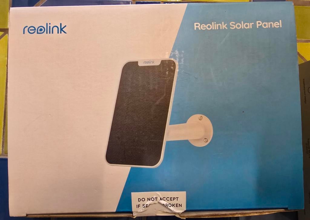 Panneau solaire Reolink blanc - USB-C, TV, Hi-fi & Vidéo, Caméras de surveillance, Enlèvement ou Envoi, Comme neuf, Caméra extérieure