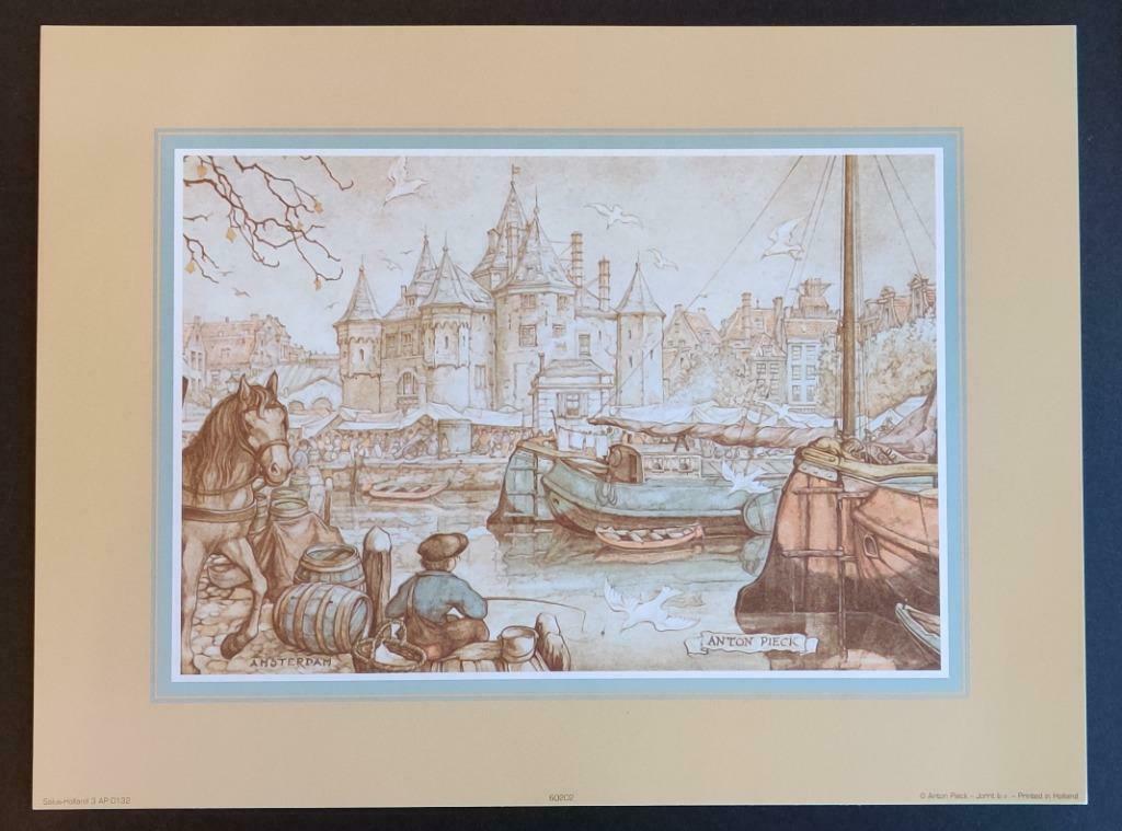 Anton Pieck Amsterdam 23 cm x 30.5 cm, Verzenden, Nieuw