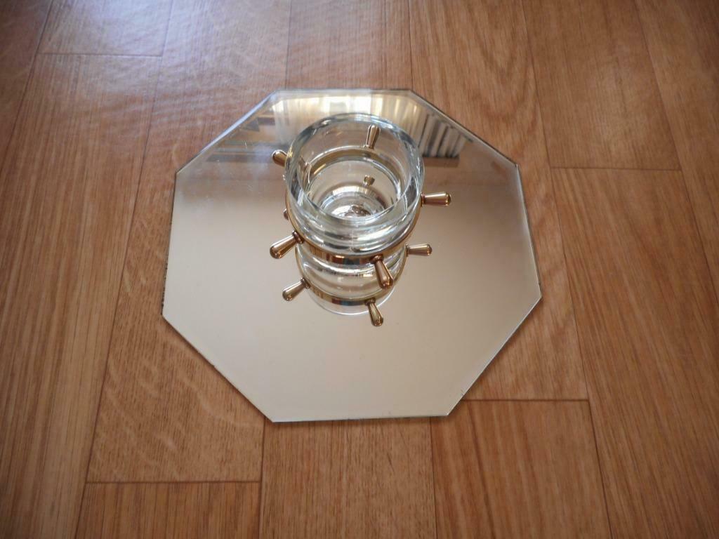 GLAS MET MESSING SCHEEPSROER ROND, Ophalen of Verzenden, Nieuw, Overige typen