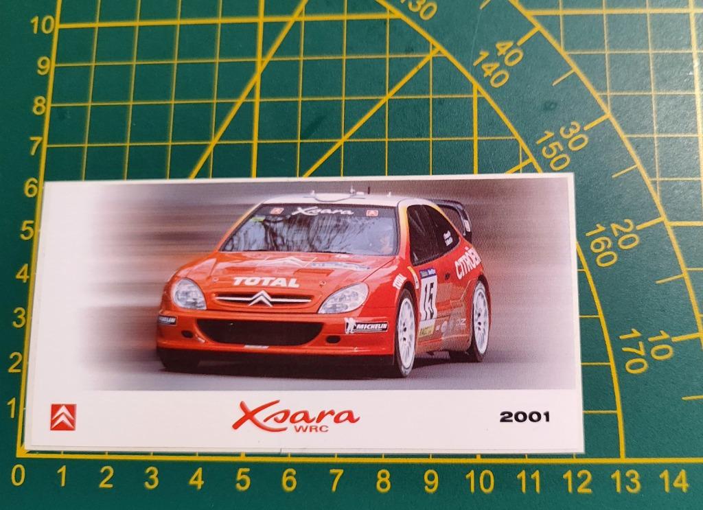 Sticker 2001 Citroën Xsara WRC nr15 J.PURAS / M.MARTI, Verzamelen, Stickers, Ophalen of Verzenden