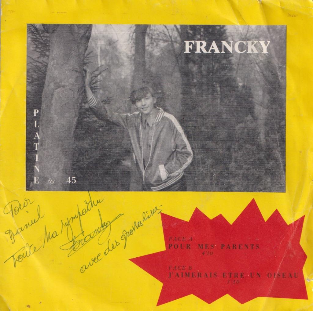 Francky – Pour mes parents - Single, Enlèvement, Utilisé, Pop